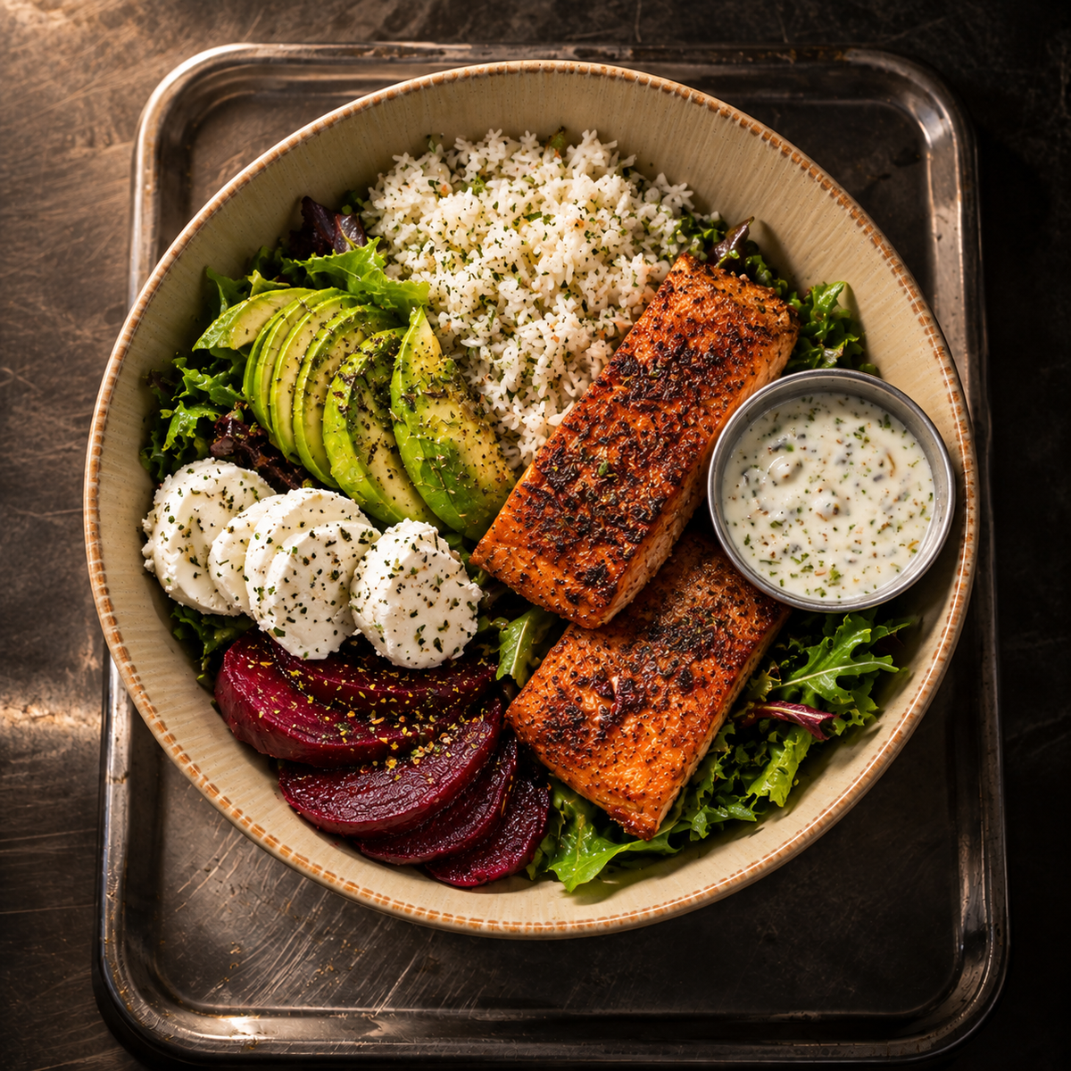 Smoky Nordic Garden Bowl